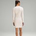 Lululemon Ribbed Long-Sleeve Dress, White Opal, Size 14