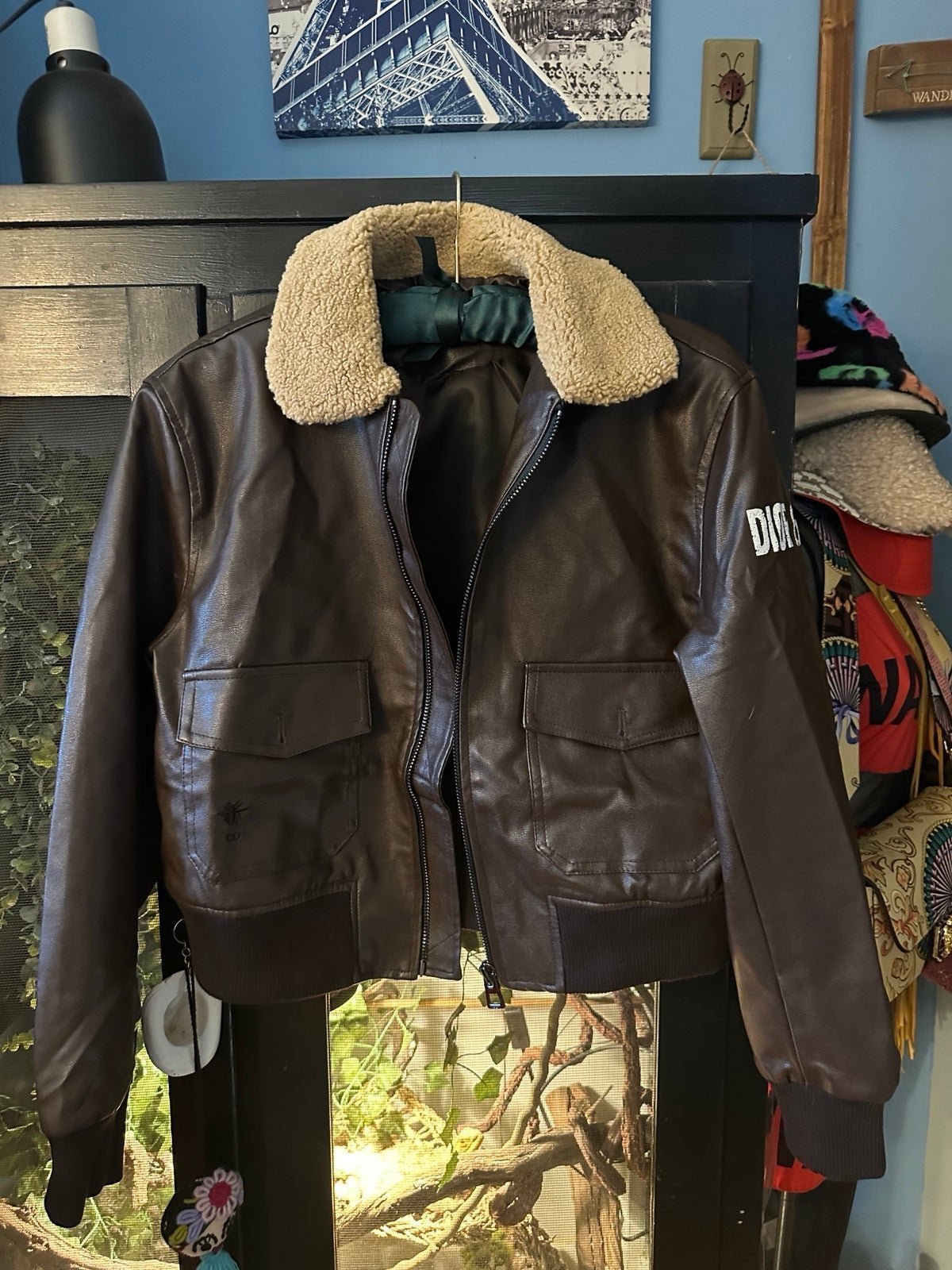 BOUTIQUE AVIATOR JACKET XL / NWOT