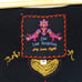 Johnny Was Hoodie Womens M Black Embroidered Full Zip Joy Love Light Floral Boho