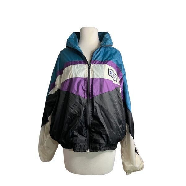 90’s GM Color Block Windbreaker Jacket