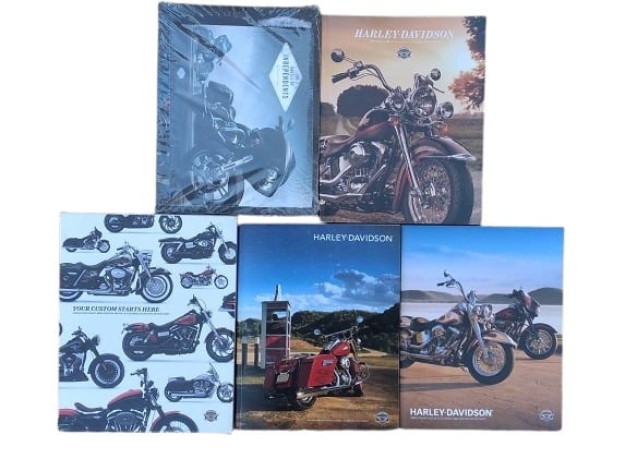 HARLEY DAVIDSON Parts Catalog Lot x 5 - 2007 - 2008 - 2009 - 2010 - 2015
