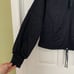 NWT Ziller Charcoal Gray Hooded Wool blend Sweatshirt