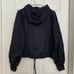 NWT Ziller Charcoal Gray Hooded Wool blend Sweatshirt