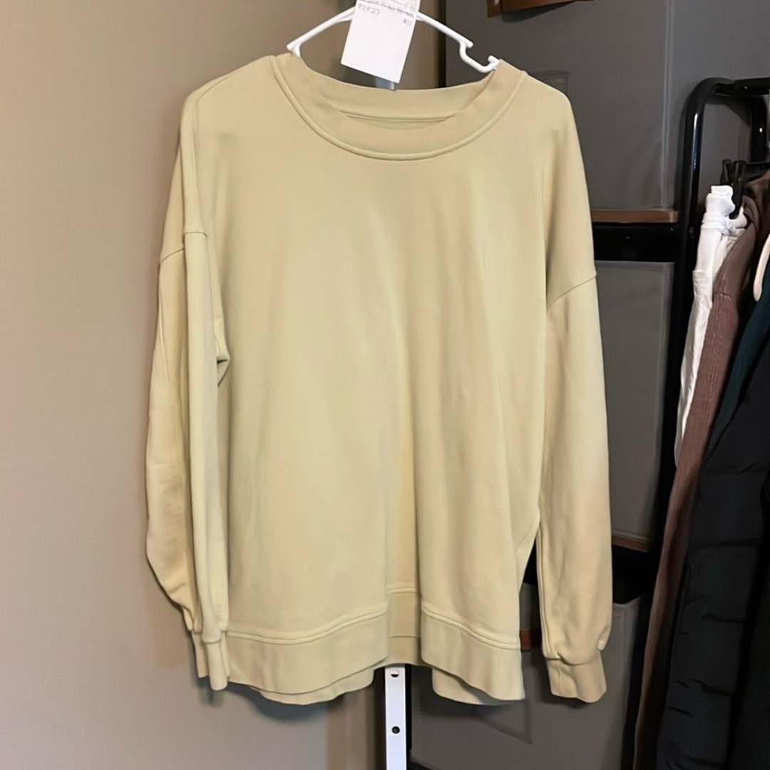 Lululemon Perfectly Oversized Crew P2P 27 Trench 1268