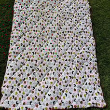 Mickey Mouse Body Parts Twin Size Double Sided Comforter VTG Disney Store