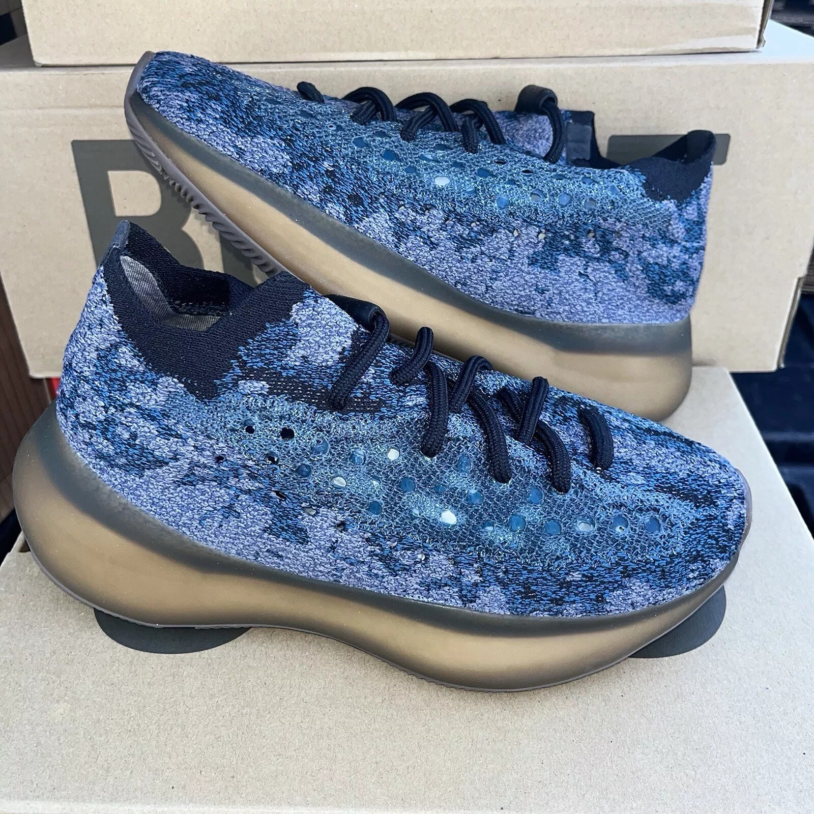 NEW Adidas Yeezy Boost 380 Covellite Blue Men Sz 4.5, Women Sz 6-6.5  GZ0454