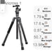 Lightweight Tripod,X-Aircross 1 Carbon Fiber Tripod with FPH-42Q Ball Head