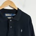 Polo Ralph Lauren Sweater L Mens Solid Black Pima Slim Fit