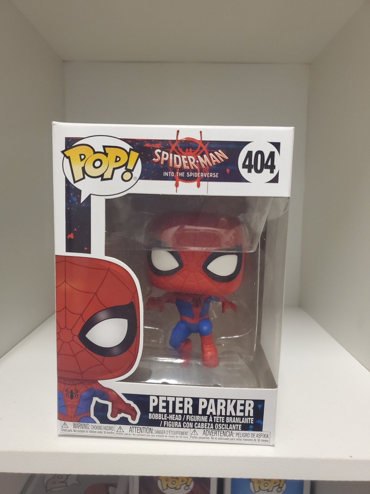 Peter Parker Into the Spider-Verse Funko Pop