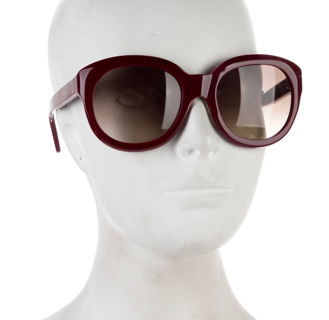 *like new* CELINE burgundy sunglasses
