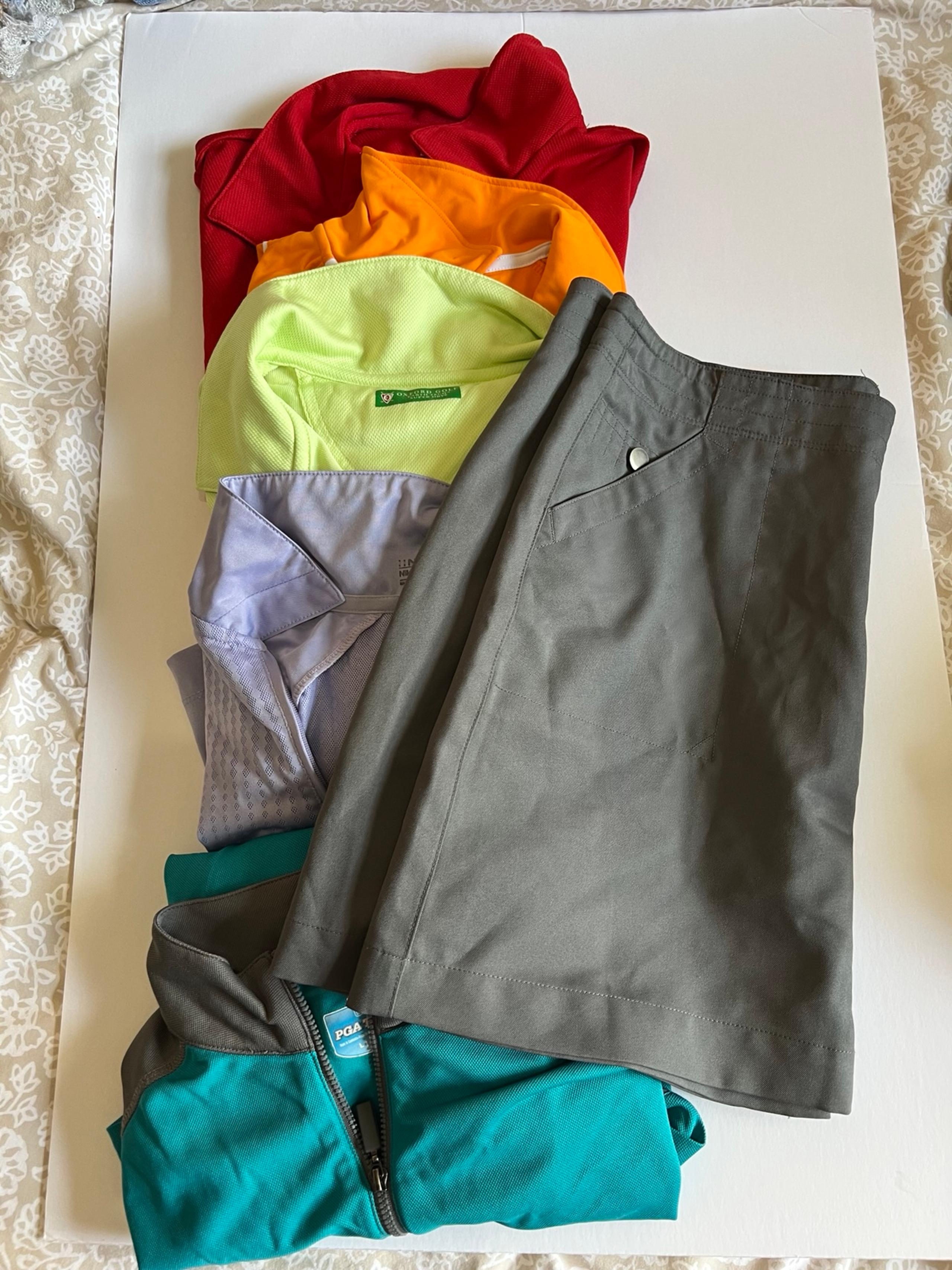 Women’s Golf Clothing Bundle – Nike, Puma, PGA – Size M/L – 6 Pieces