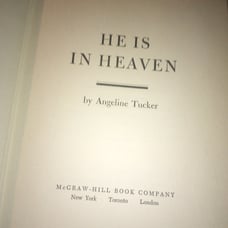 He is in heaven hardback book used oop religion