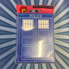 Doctor Who TARDIS - Police Box 100 Deck Protector Deck Box w/Divider Dr Who