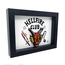 Stranger Things Hellfire Club Logo Metallica Master of Puppets Horror 3D Art