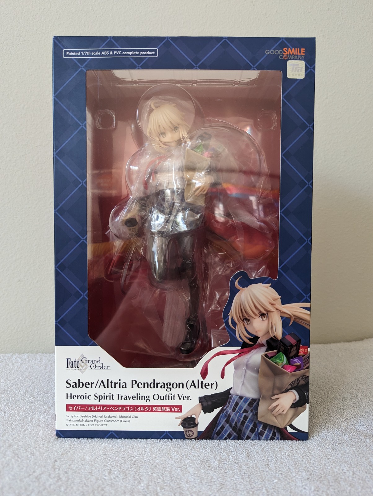 NIB Saber Alter Traveling Outfit 1/7 Scale Figure