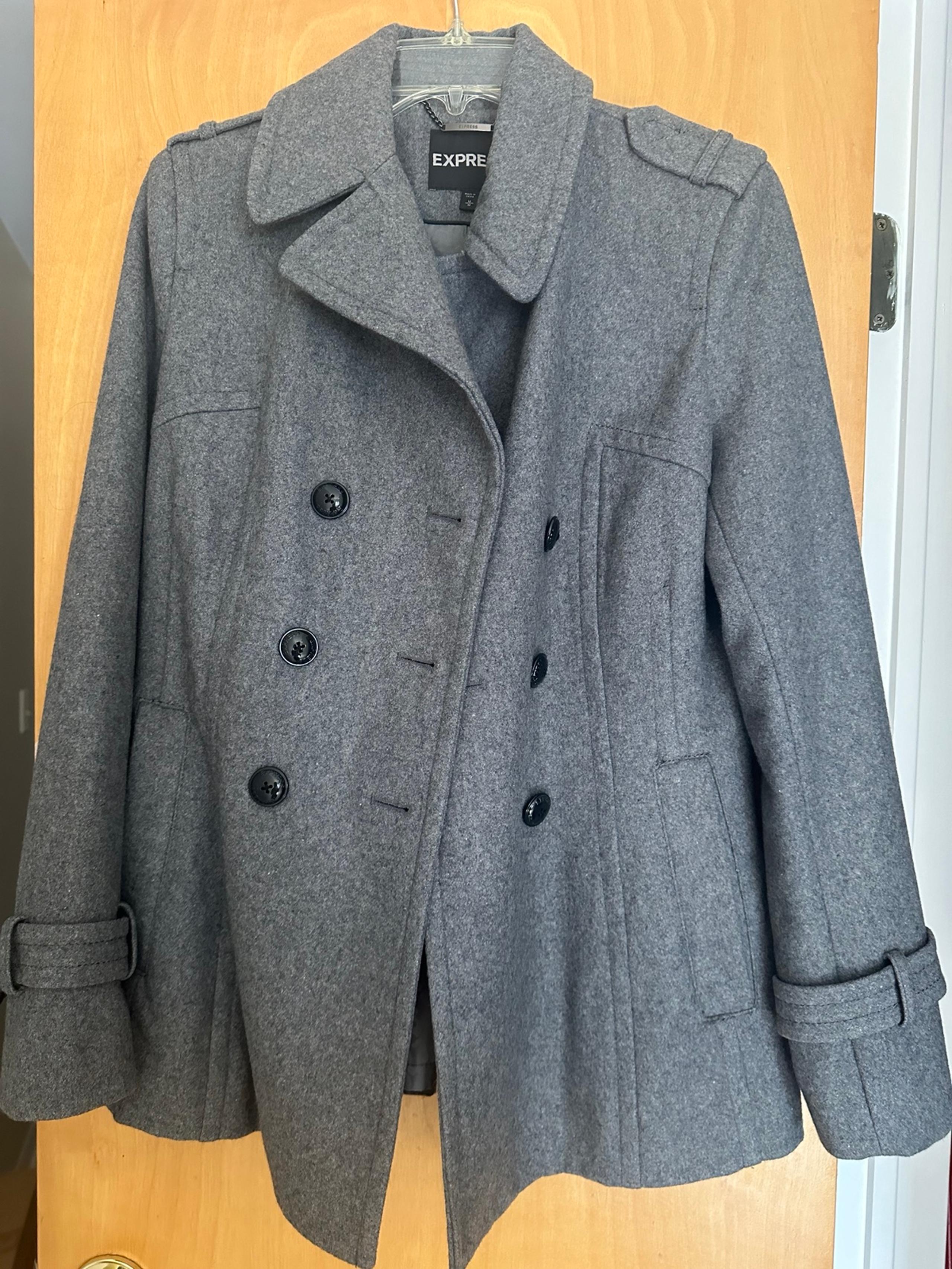 Express womens pea coat