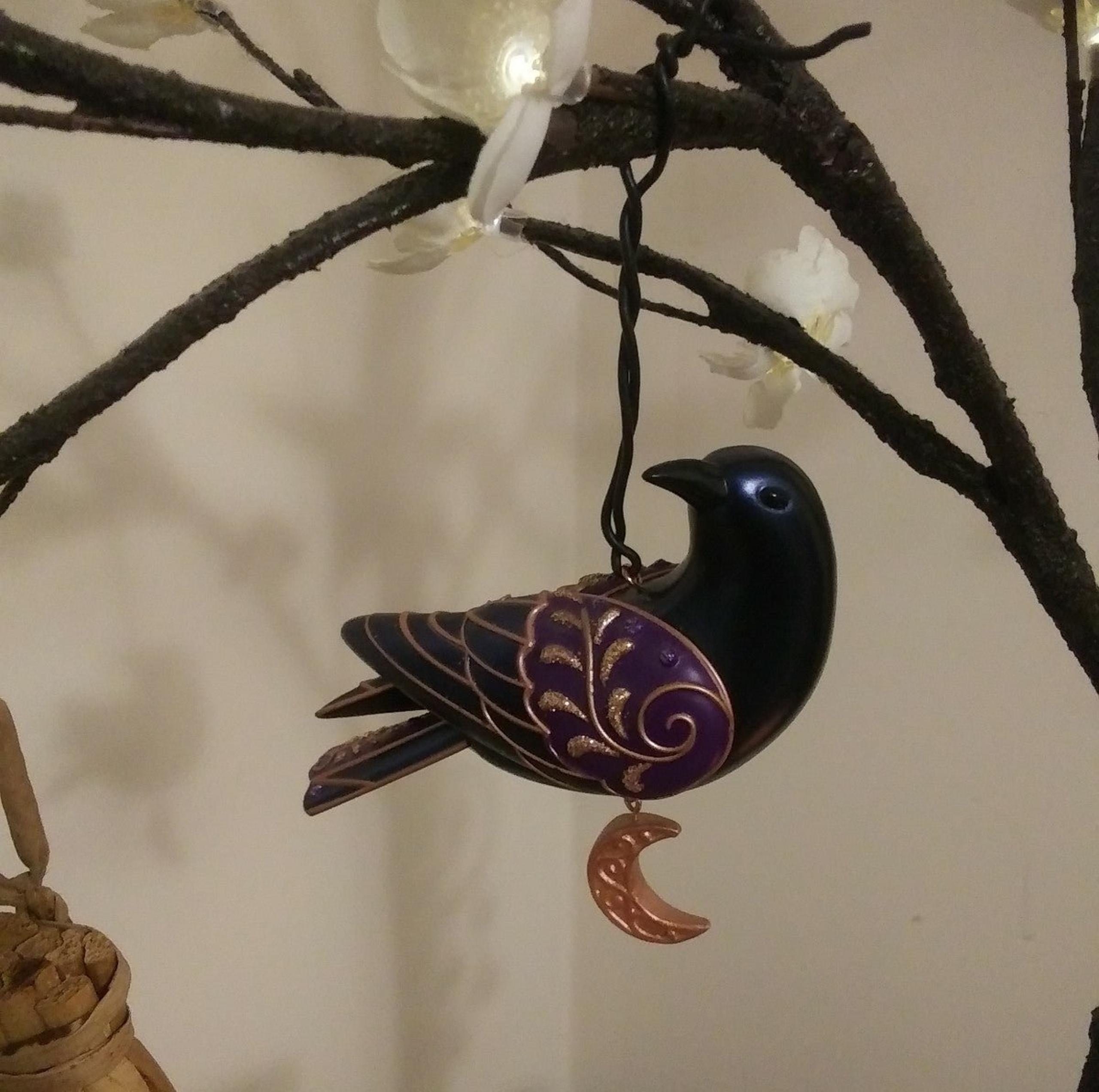 ✨*Ravishing Raven*Limited Edition Halloween 2017 Keepsakes Ornament NEW - Hallmark