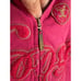 Coogi Luxury Pink Gold Hoodie Full Zip Front Medium Embroidered Logo Streetwear