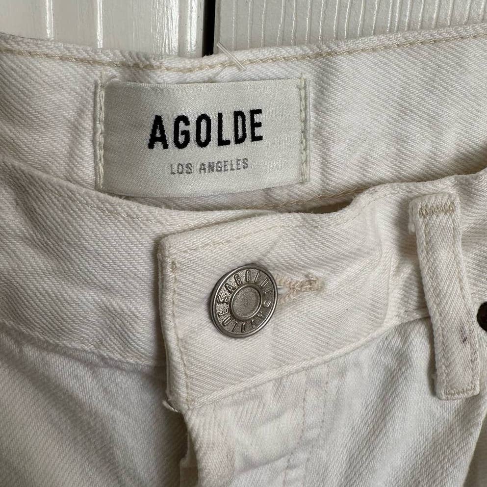 Agolde Los Angeles Riley high quality Crop High Waisted Jeans EUC 30