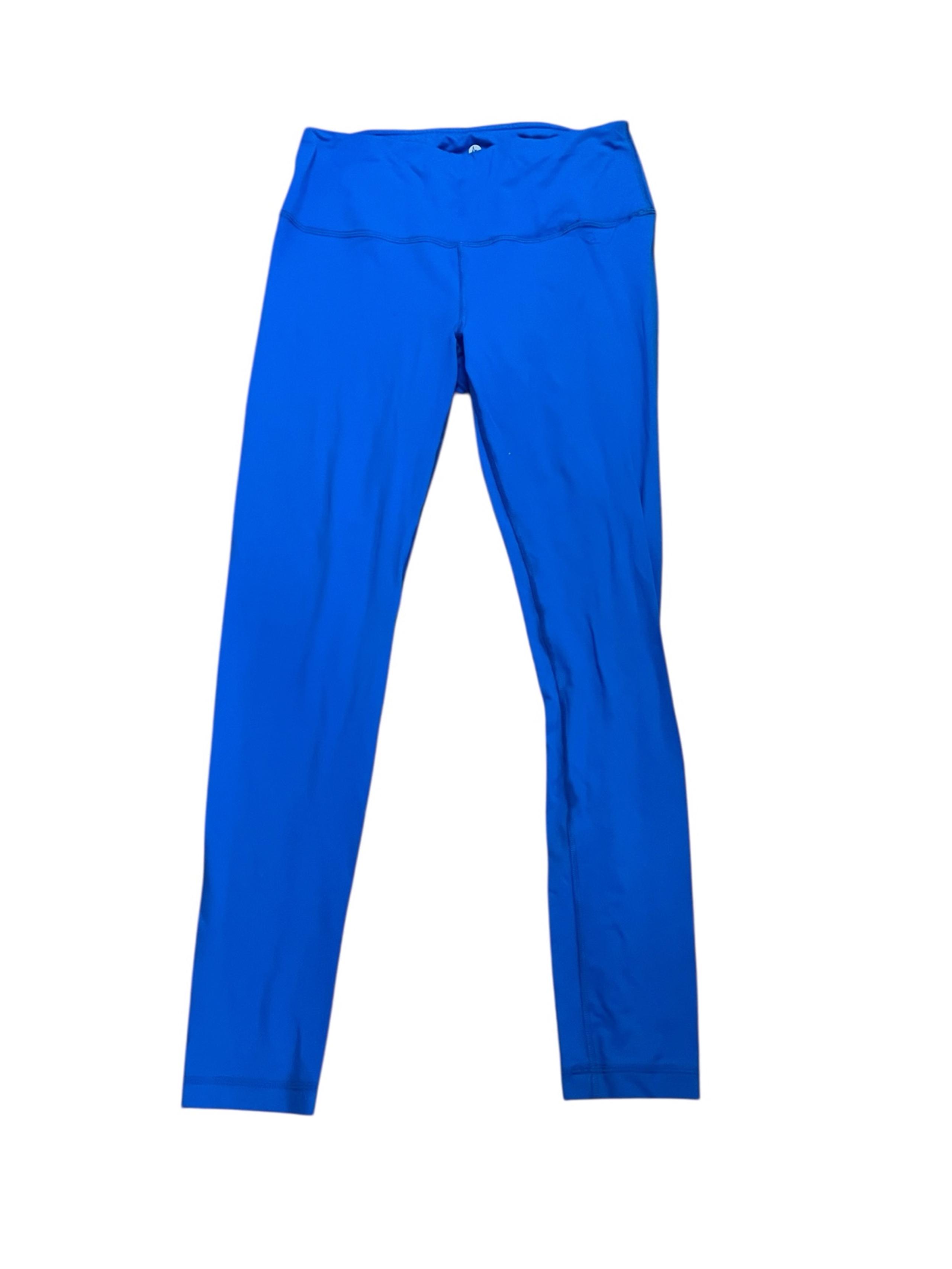 90 Degrees By Reflex Women's Large Royal Blue Leggings Activewear EUC