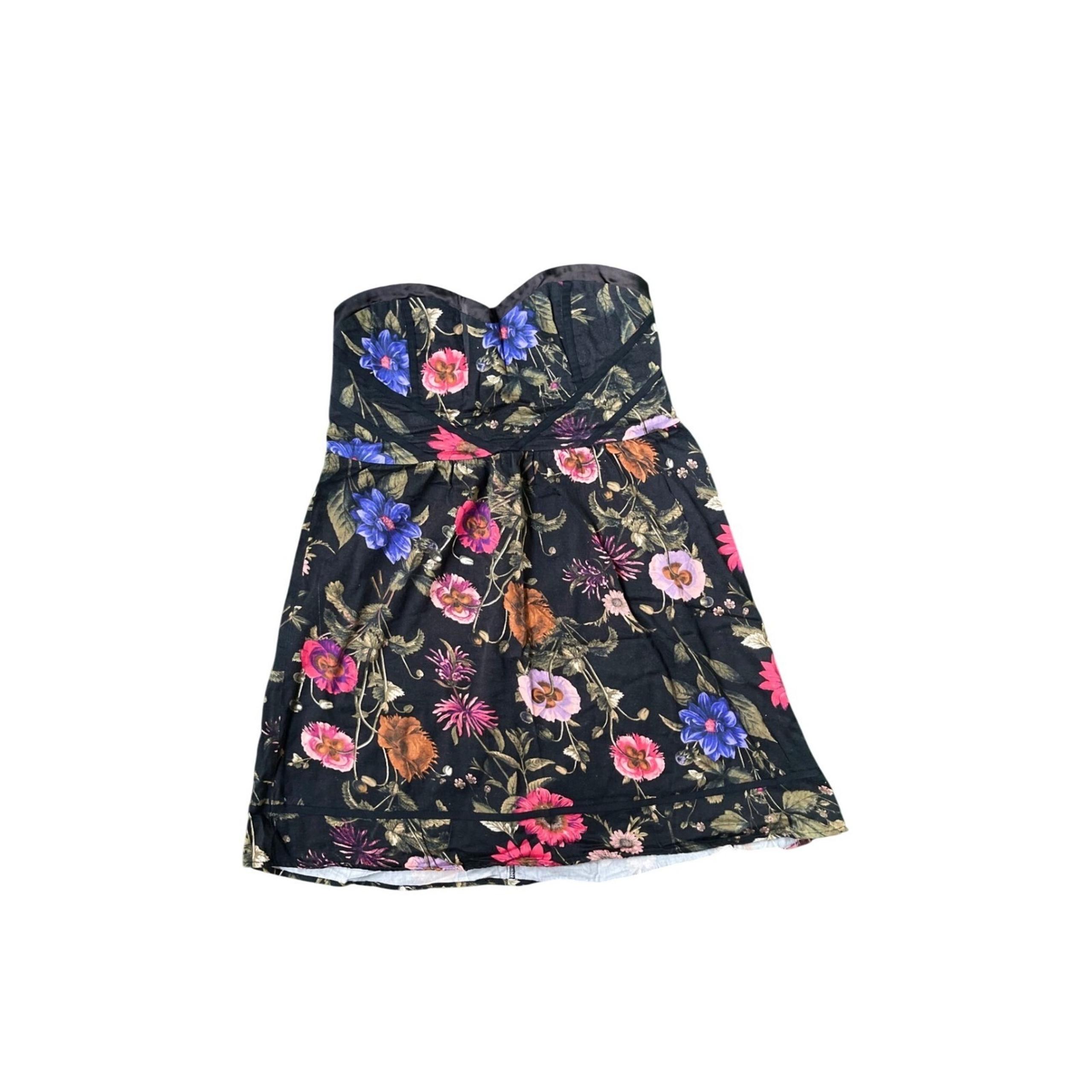 Gothmish Black Floral Skirt Women's XL – Soft Goth Romantic Style