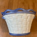 Pfaltzgraff Yorktowne Basket Weave Flower container