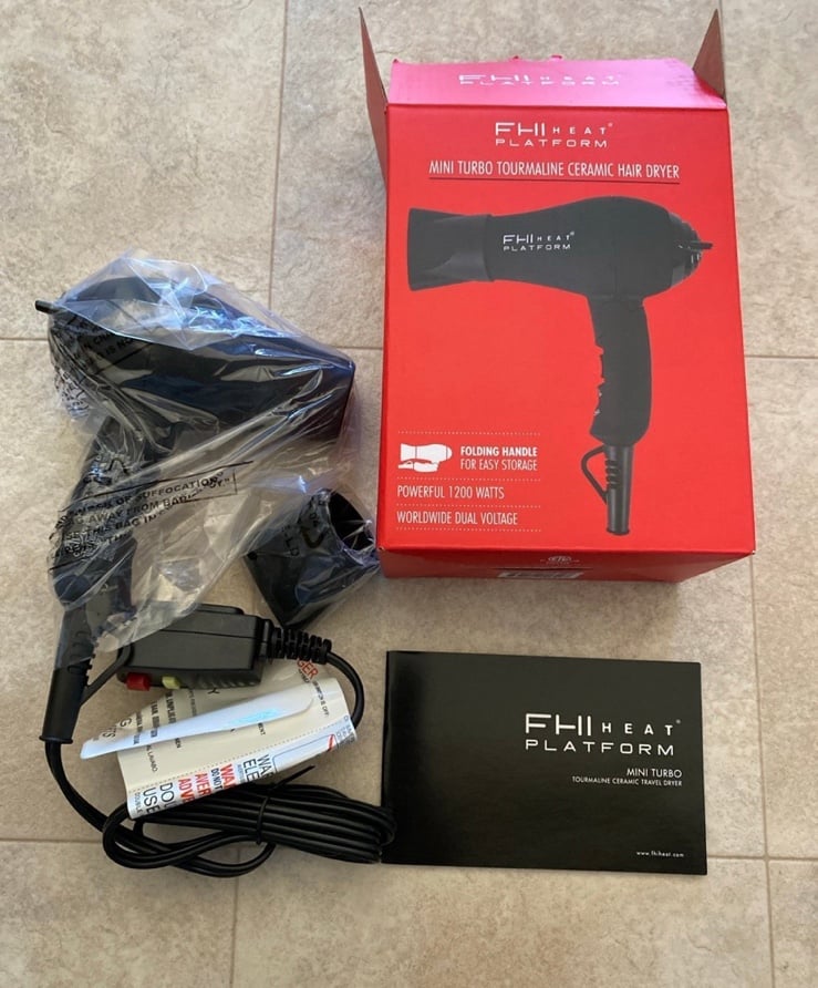 Foldable Hair Dryer By FHI HEAT “NEW