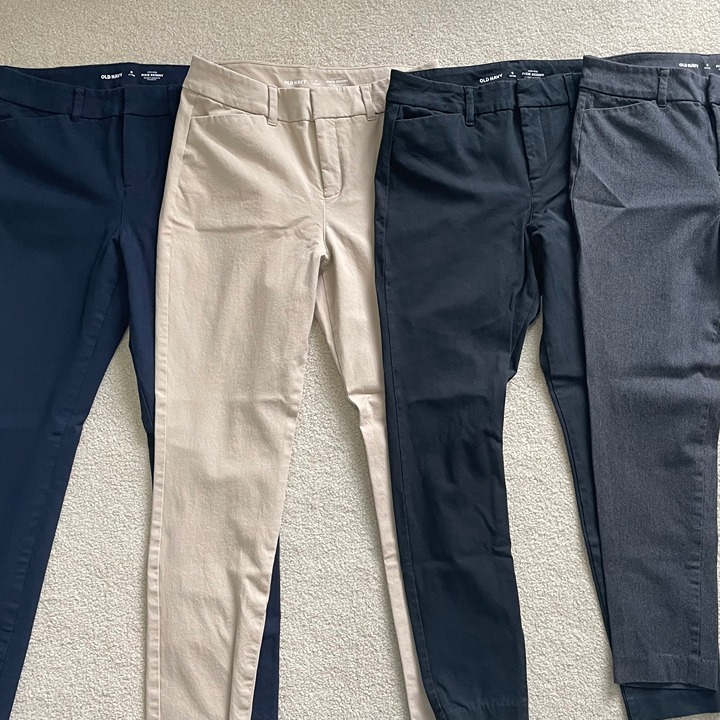 Old Navy Pixie Skinny Pants – Set of 4 (Size 6P)