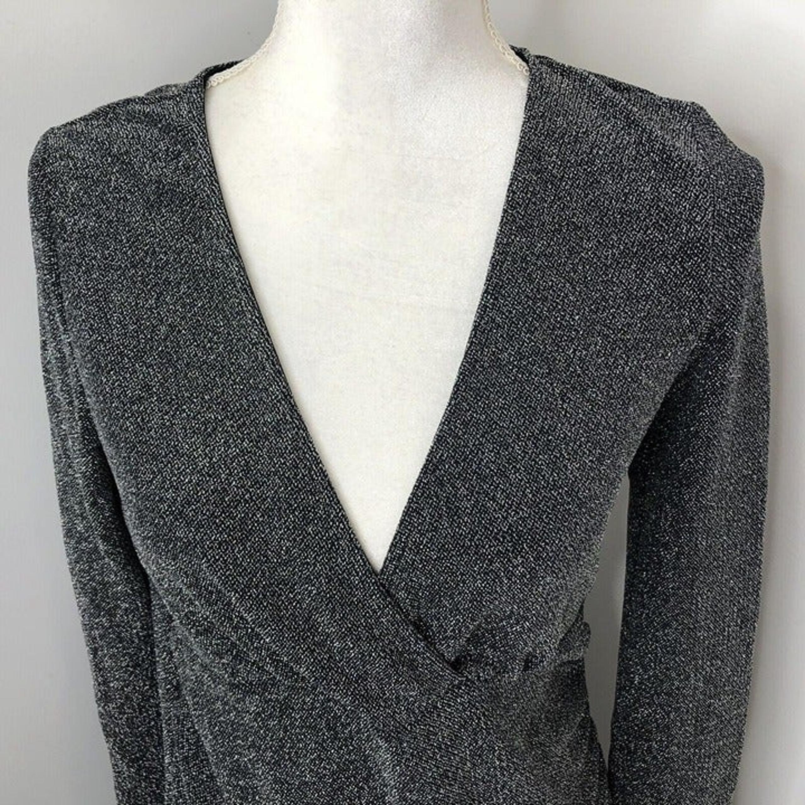 Divided H&M Womens Glittery Bodycon Dress Size Large Metallic Slinky Cocktail