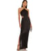Amanda Uprichard X Revolve Celosia Gown in Black Size: L
