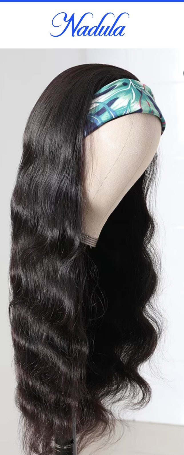 20inch headband wig human hair