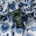 Lauren Ralph Lauren 100% Cotton Blue White Floral Button Down Blouse Shirt Sz 1X