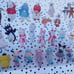 Sanrio characters rare strawberrynews puroland Harmonyland stickers collection