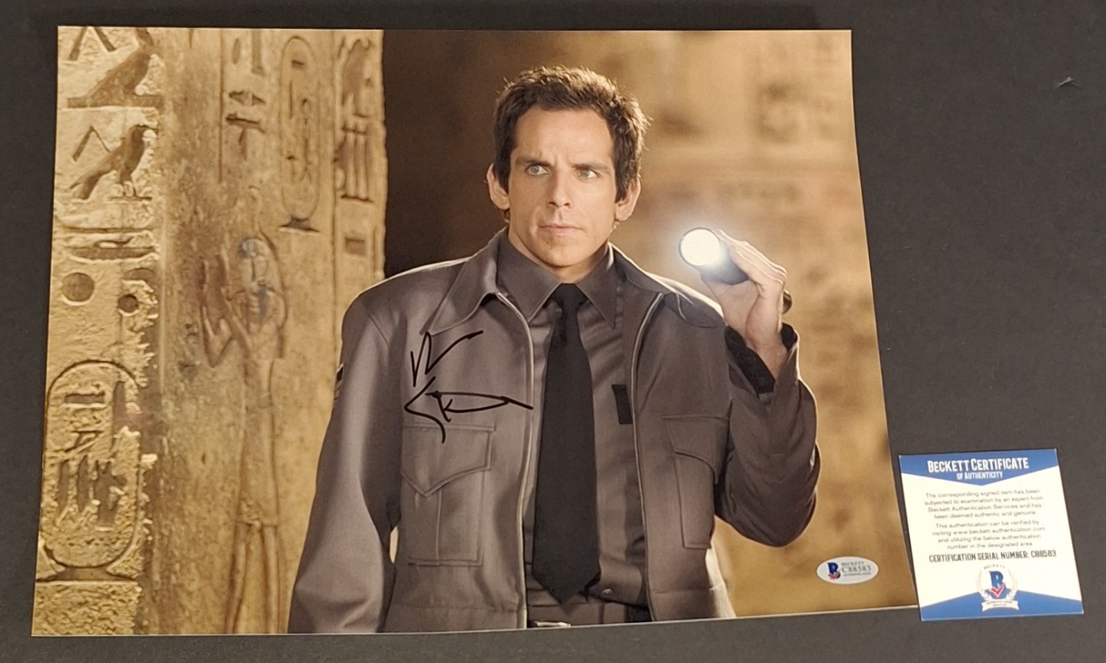 Ben Stiller autographed 11x14 Beckett COA