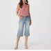 NWT NYDJ High Waist Capri Wide Leg Pedal Jeans Stretch In Color CLAFFECTIO SZ10