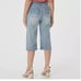 NWT NYDJ High Waist Capri Wide Leg Pedal Jeans Stretch In Color CLAFFECTIO SZ10