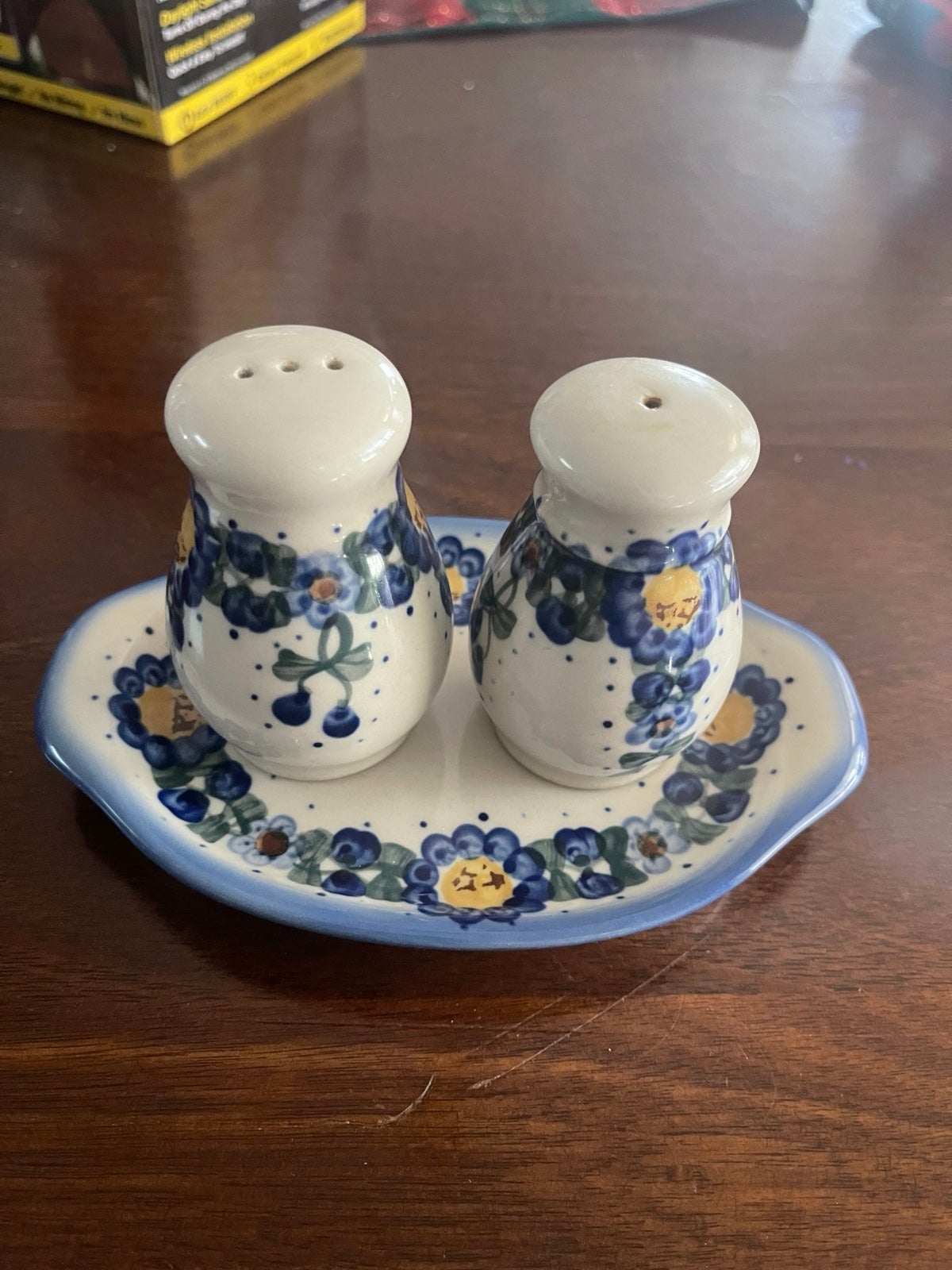 vintage salt and pepper shakers, Made in Poland