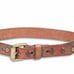 LUCKY BRAND Embossed Leather Dog Collar Large 24 NWT