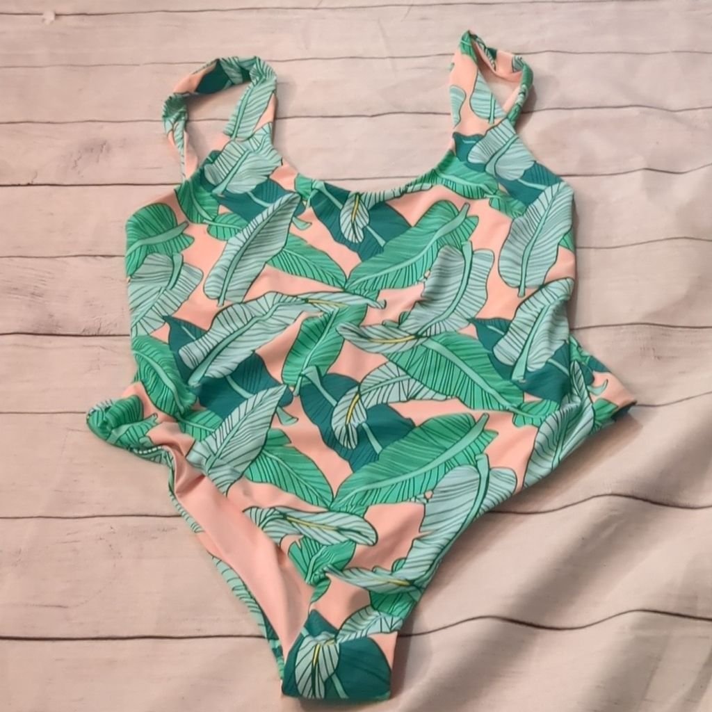 Dippin' daisy's palm multi one piece swimsuit size large