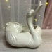 Hall USA Pottery Ceramic Swan Planter