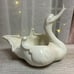 Hall USA Pottery Ceramic Swan Planter