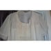Vintage 50's Rogers Cream Flowy Nightgown & Robe Retro set