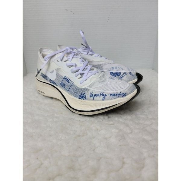 Nike ZoomX Vaporfly NEXT% Mens Sneaker Size 6 Blue Ribbon Sports Shoes
