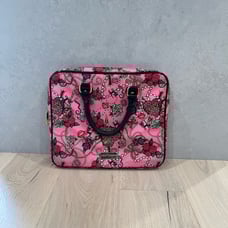 Pink Betsey Johnson Laptop Case 14.25 x 12.5” x 2”