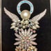 Vintage jewelry art, Angel Judy Yellow