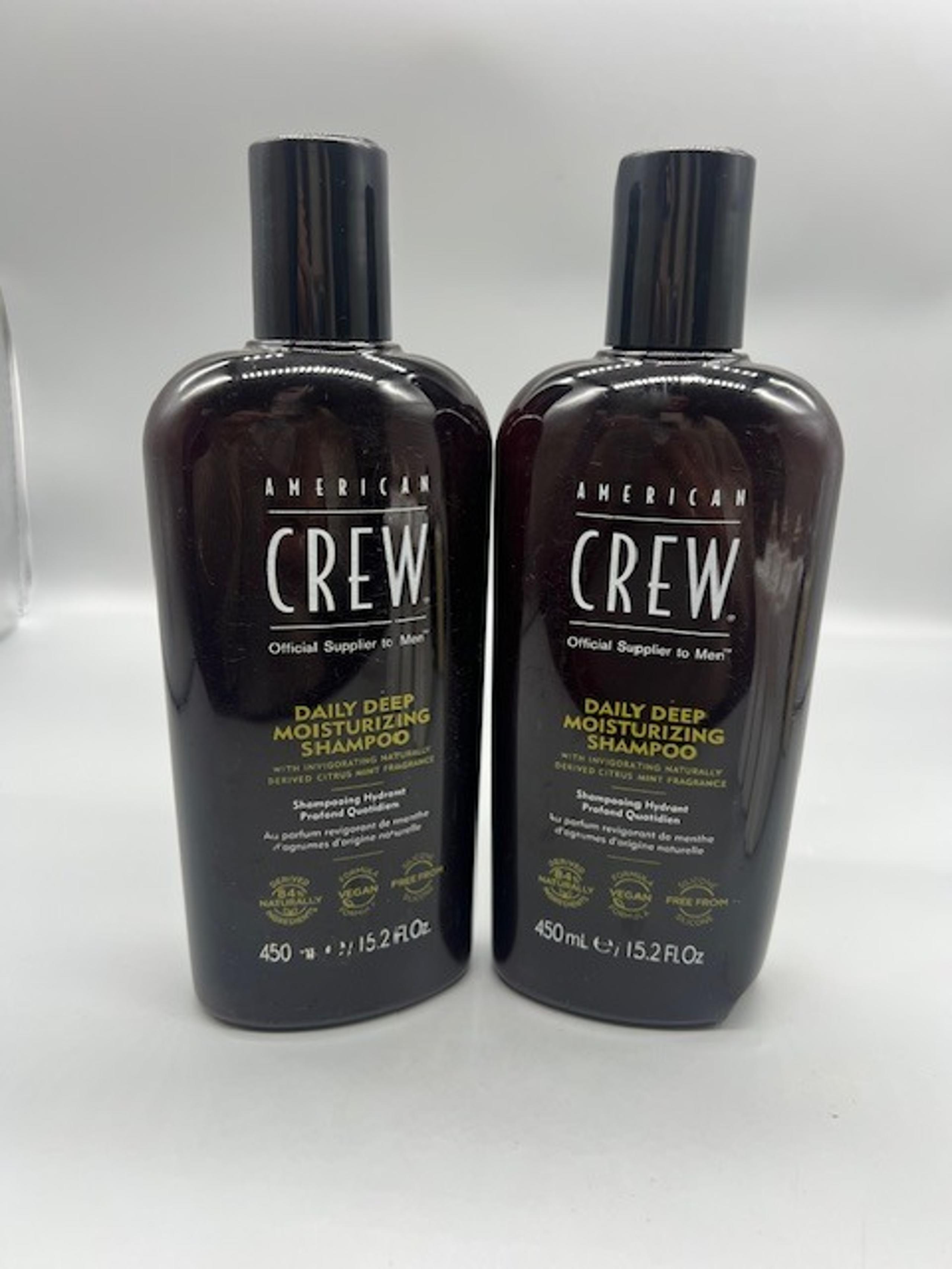 American Crew 15.2oz daily deep moisturizing shampoo set of two