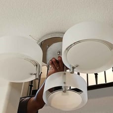 Beautiful 3 Lamp Ceiling Light