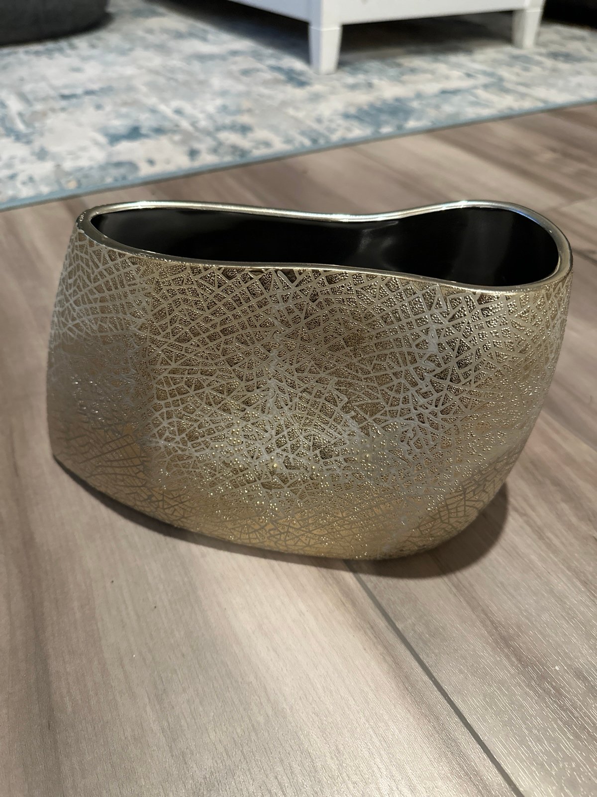 Modern Gold Metallic Vase - Retired Disney Resort Decor