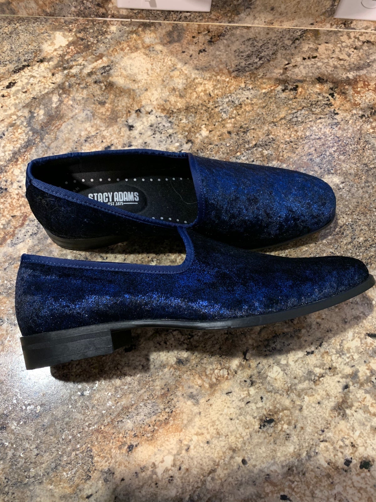 Stacy Adams Mens size 8 Blue Loafer