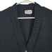 Vintage 90s Long Sweater Vest Women Large Black Oversized Shirt Jacket Top 14 L